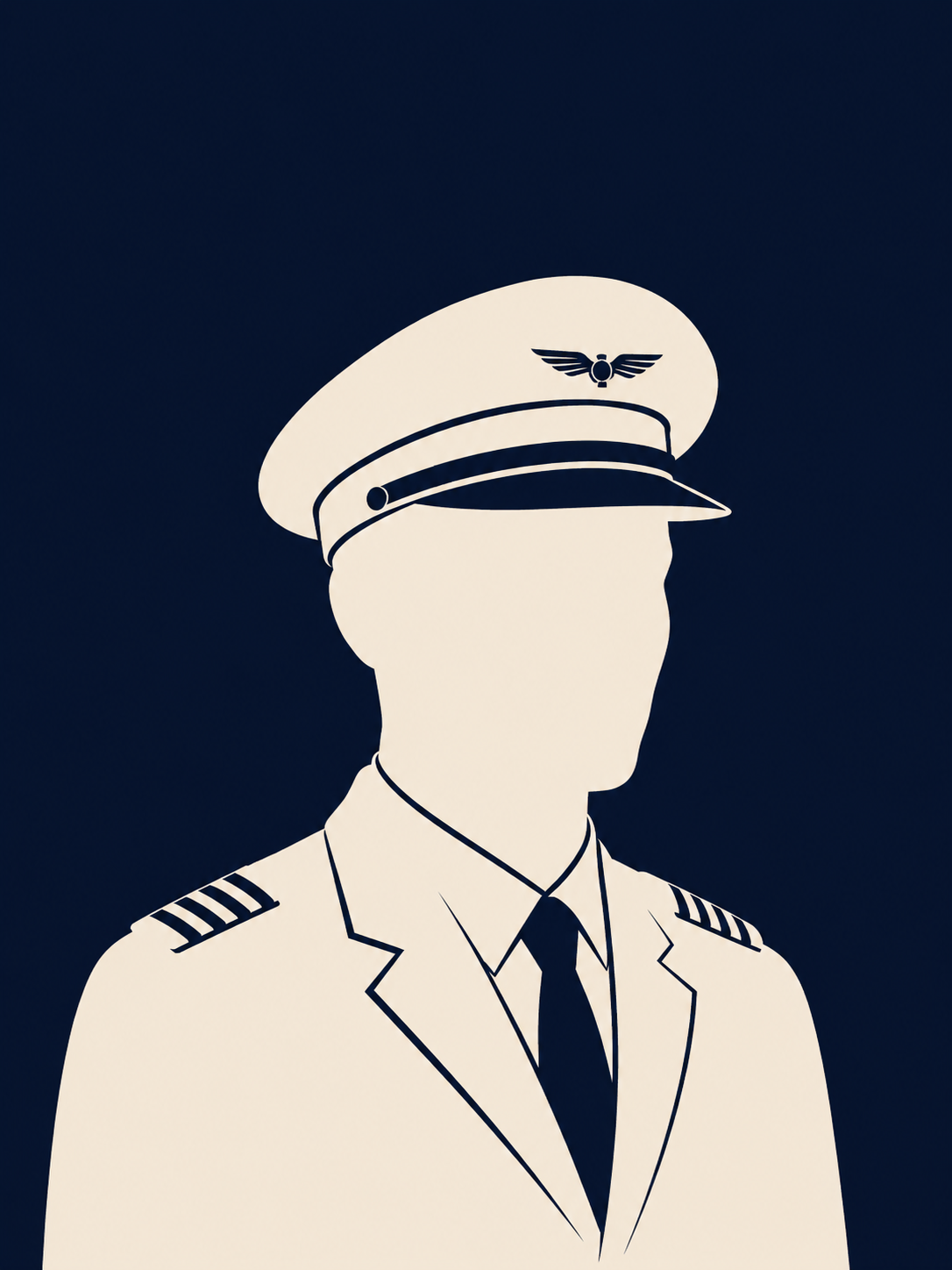 Pilot Silhouette